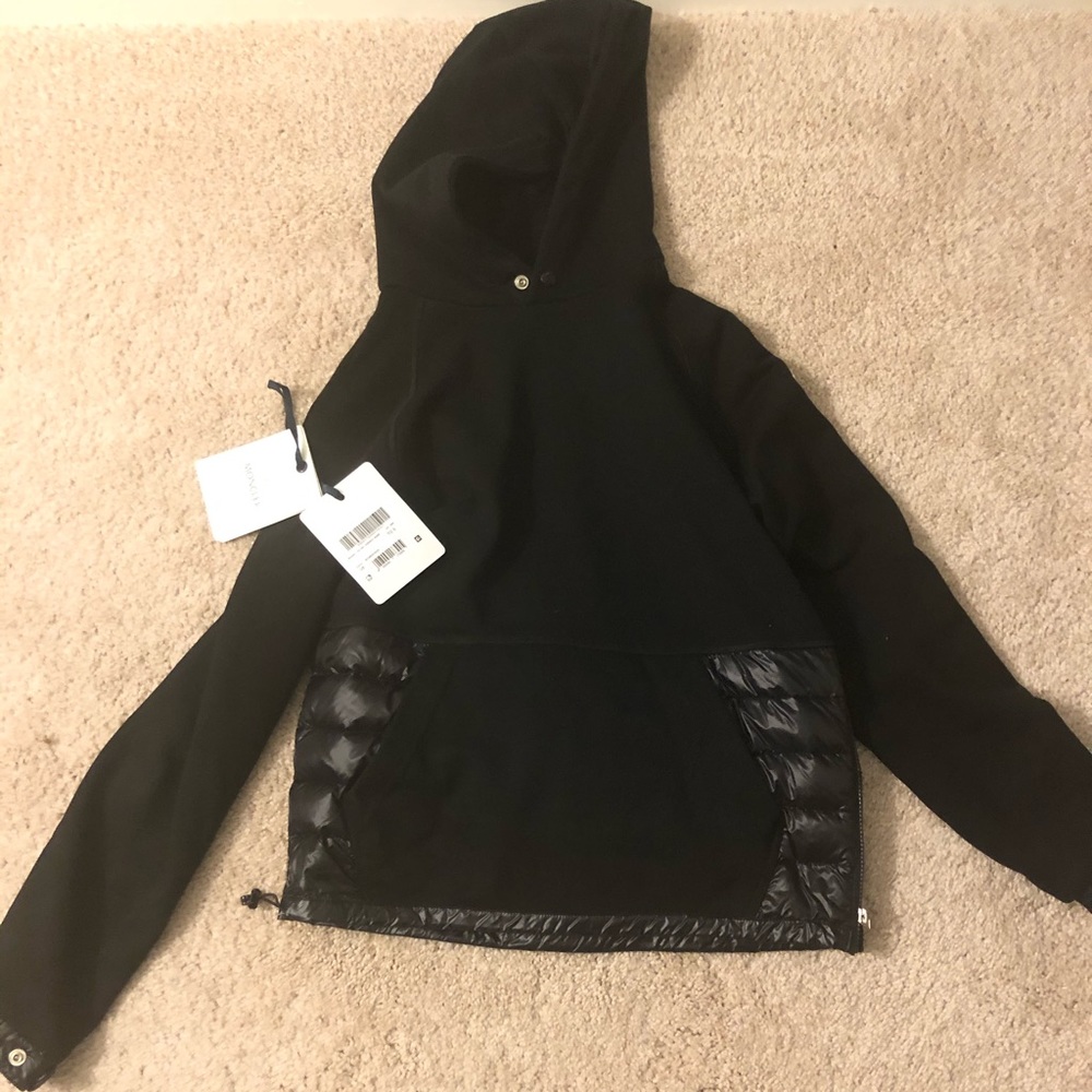 Moncler: Maglia Quilted & Knit Hoodie